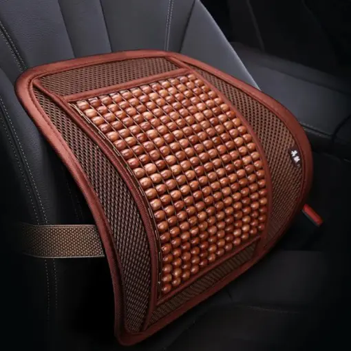 Wooden Bead Back Massage Waist Cushion