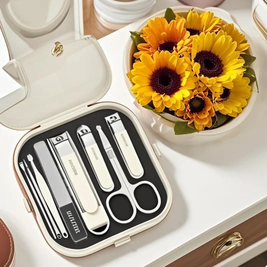6pcs Manicure Stainless Steel Nail Clipper Set