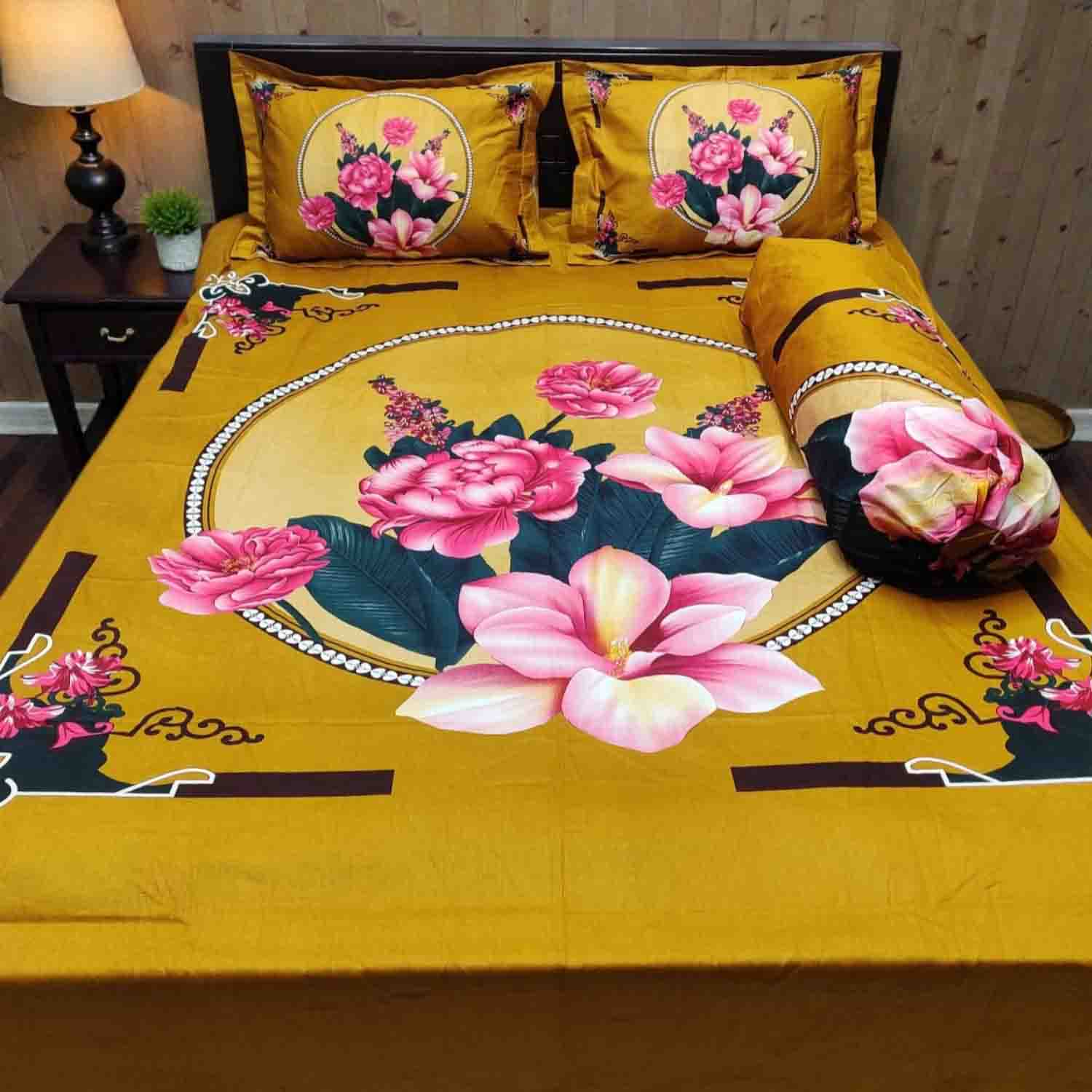 প্যানেল কটনের চাদর (কোল কভার সহ)