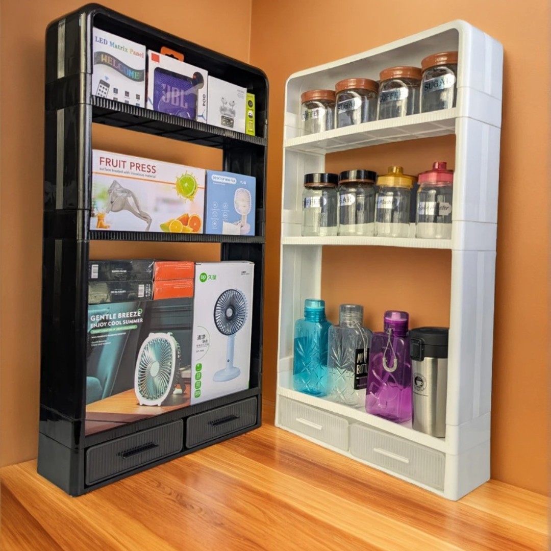 Big Size Multifunctional Kitchen Countertop Bottle Storage Rack Bathroom Toiletries Storage shelf Cosmetics Organizer-