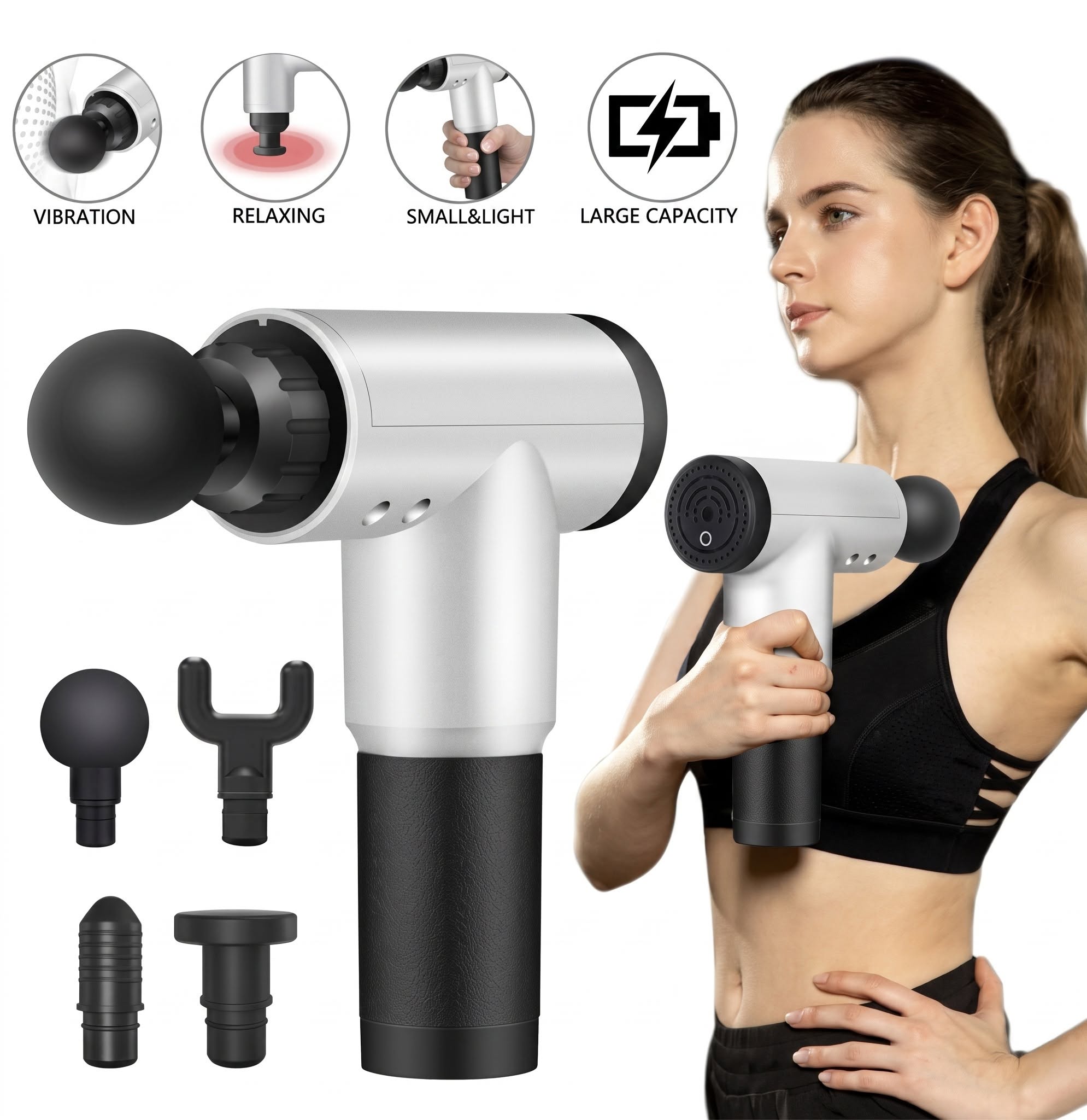 Electric Vibration Muscle Gun - Big