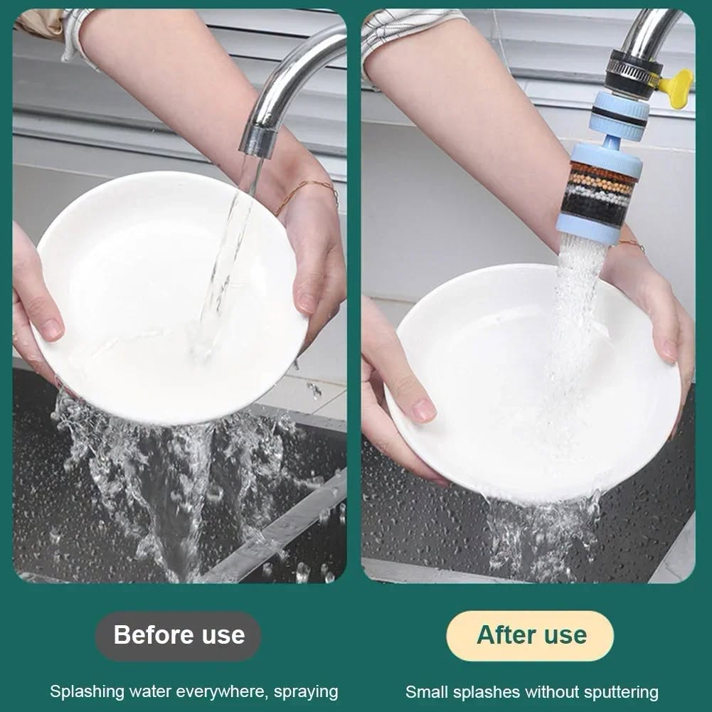 6 Layer Rotated Water Filter Tap - 3Pis
