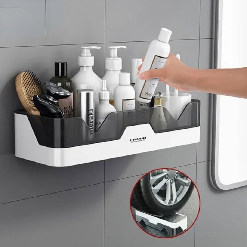 Wall Mount Bathroom Shelf Organizer